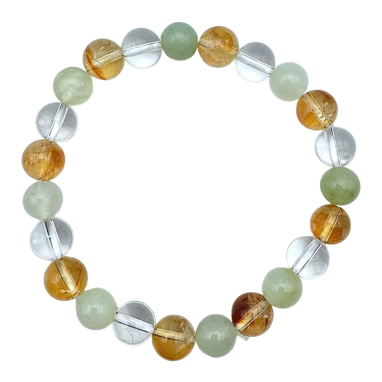 Bracelet lithothérapie chance & prospérité A 06/08mm