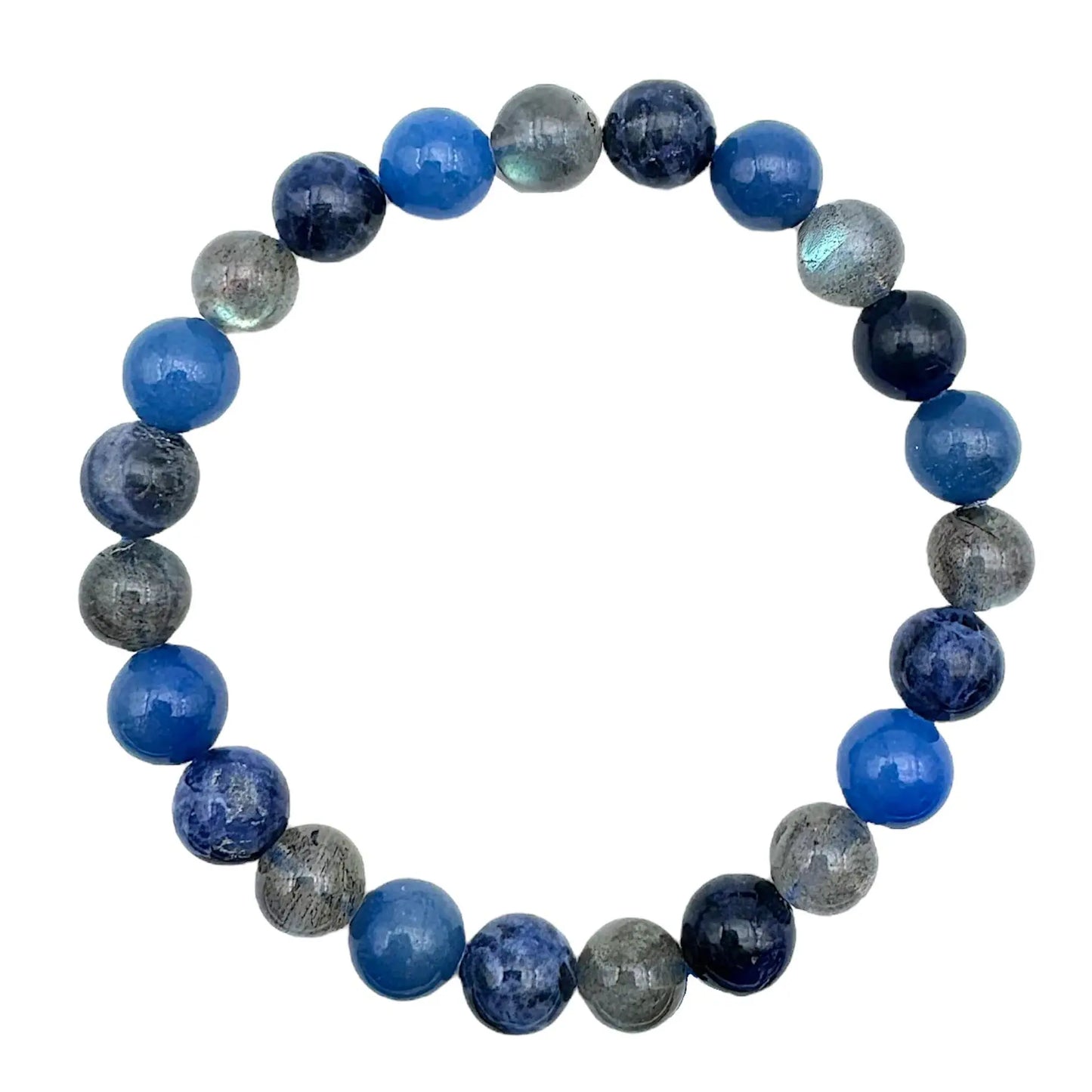 Bracelet lithothérapie pour hypersensible/communication AA - 06/08mm