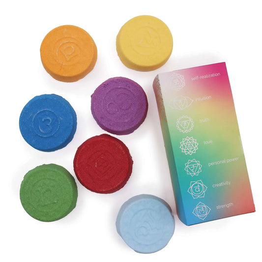 Galets de Bain Pétillants Chakra - Grand Coffret - Harmonie des Chakras & Éclat La Casa Del José