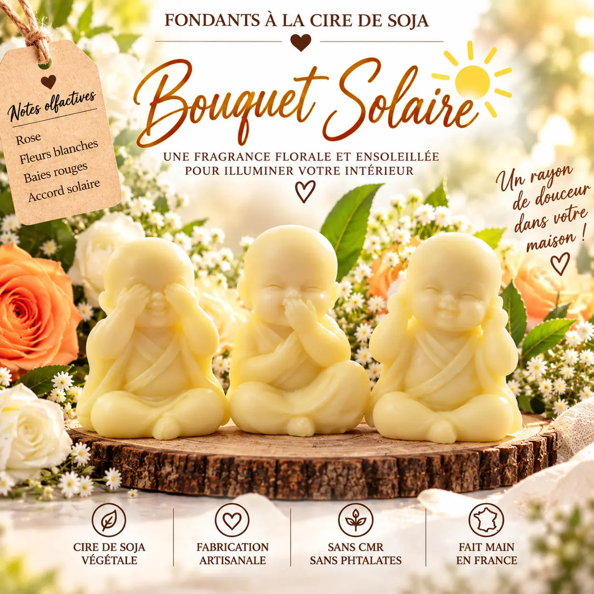 Lot de 3 bb rieur - Bouquet solaire La Casa Del José