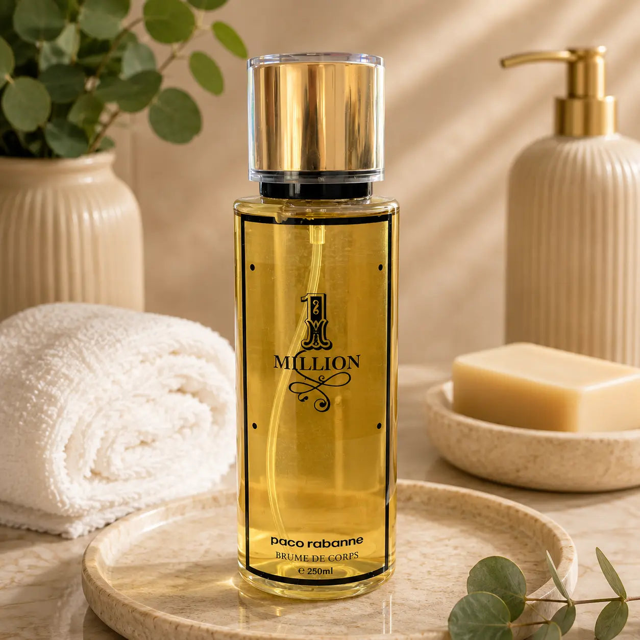 Brume cheveux et corps 250 ml mandarine cannelle et cuir ambré