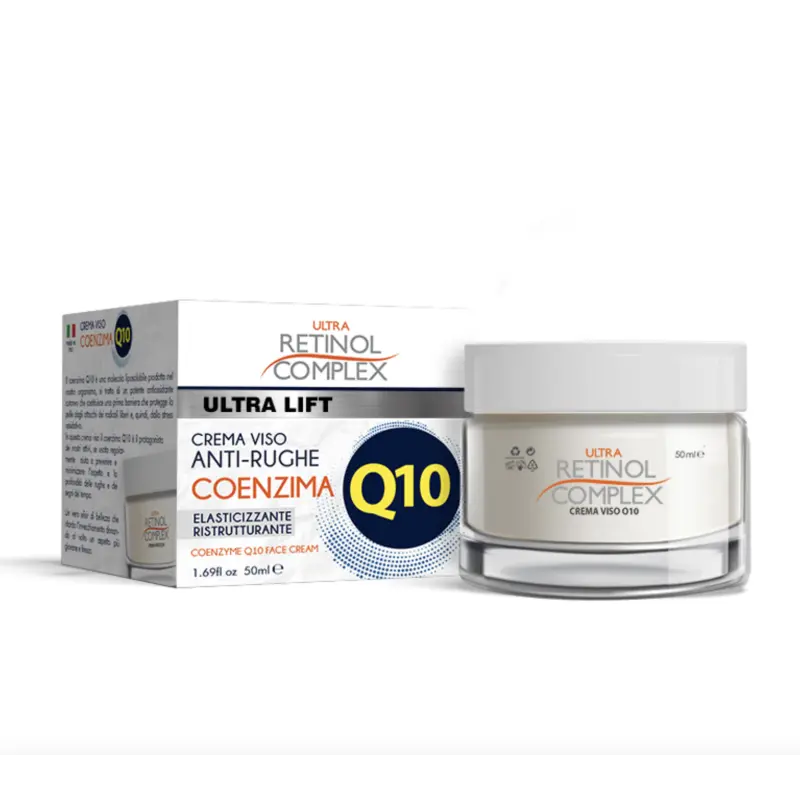 Crème Visage au Coenzyme Q10 - Retinol Complex (50ml) | Antioxydant & Vitalité Retinol Complex