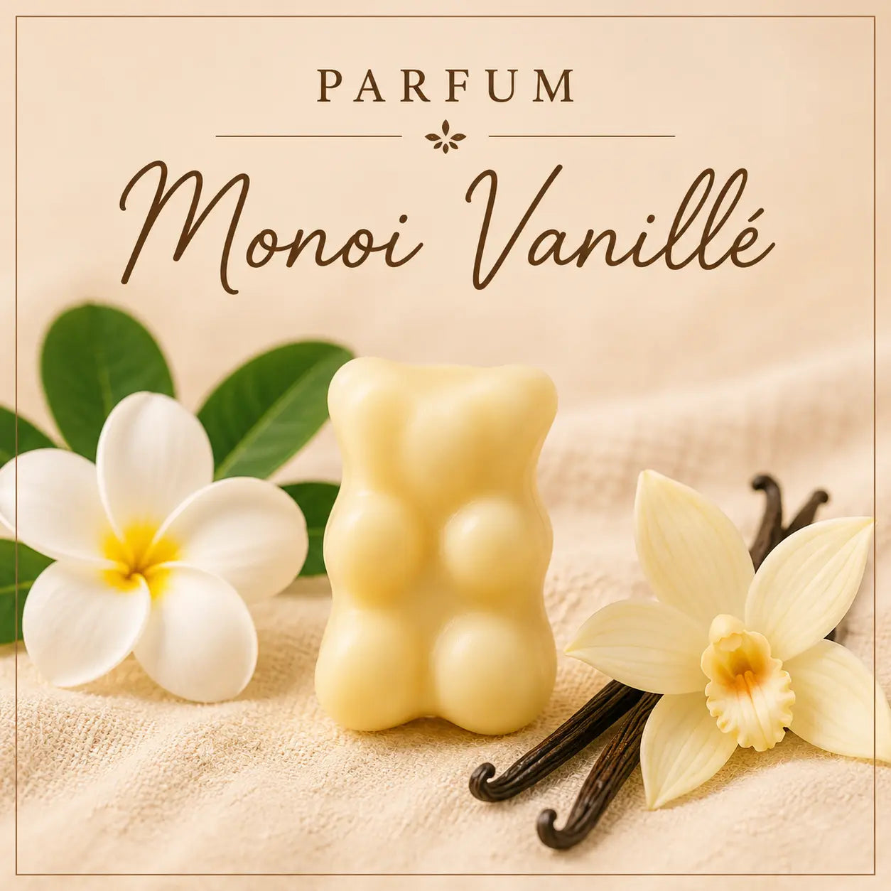 Fondants Parfumés Cire de Soja Monoï Vanillé La Casa Del José
