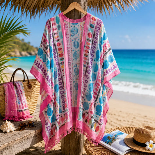 Chemise paréo taille unique pour plage et piscine