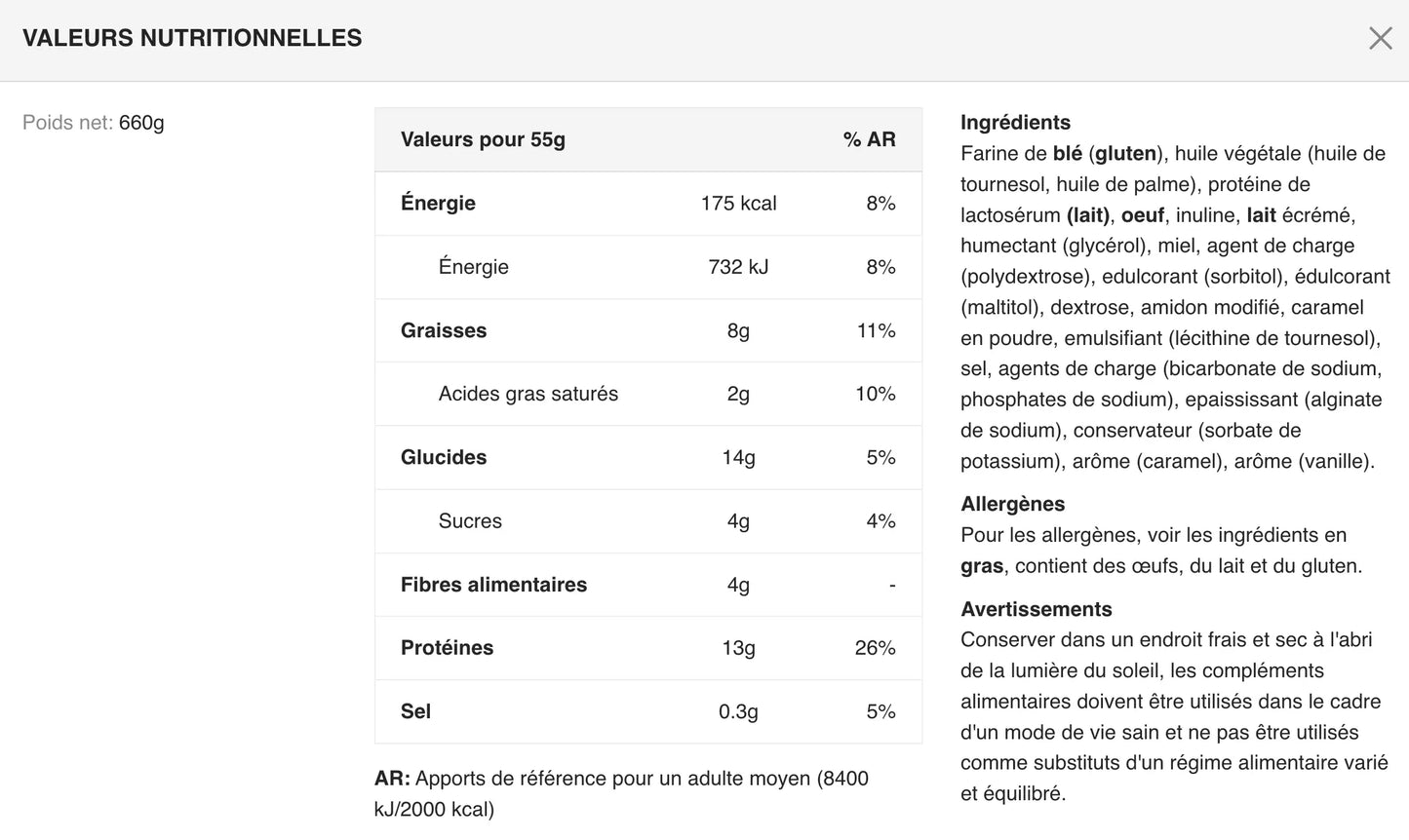 Protein Pancake GoFitness – préparation pour pancakes protéinés, petit-déjeuner gourmand pour sportifs go fitness