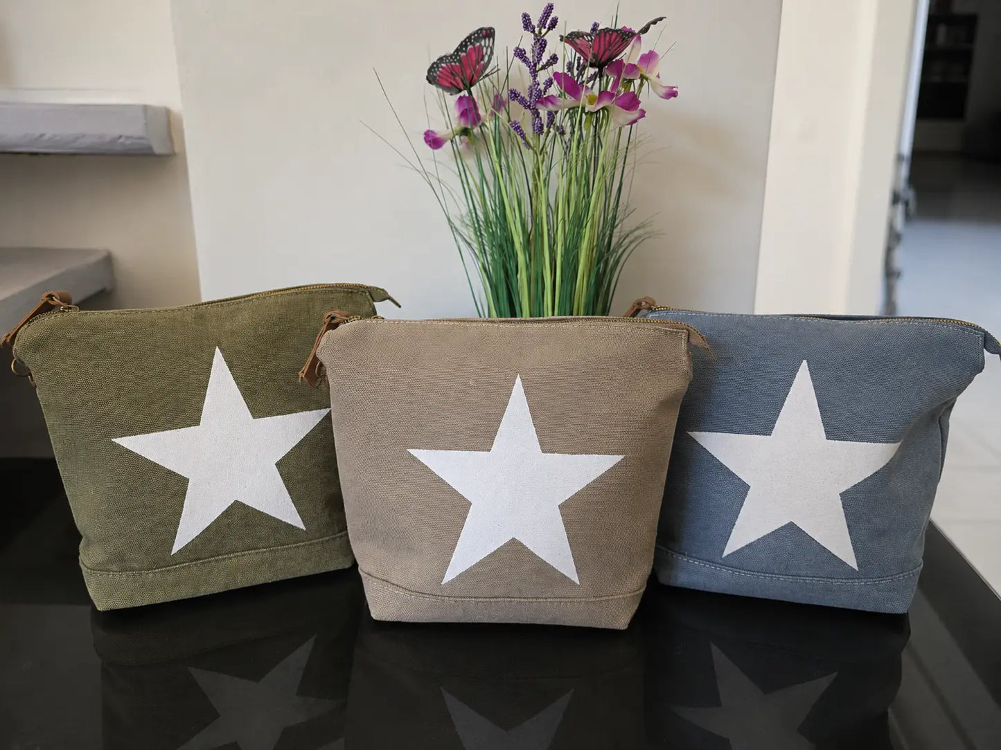 Sac bandoulière toile étoile – Style casual chic La Casa Del José