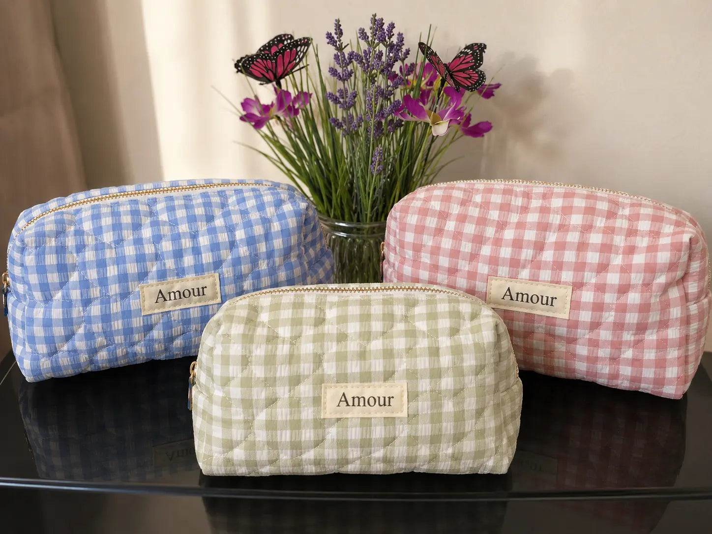 Trousse Molletonnée 22 x 11 x 10 cm | Rangement Beauté La Casa Del José