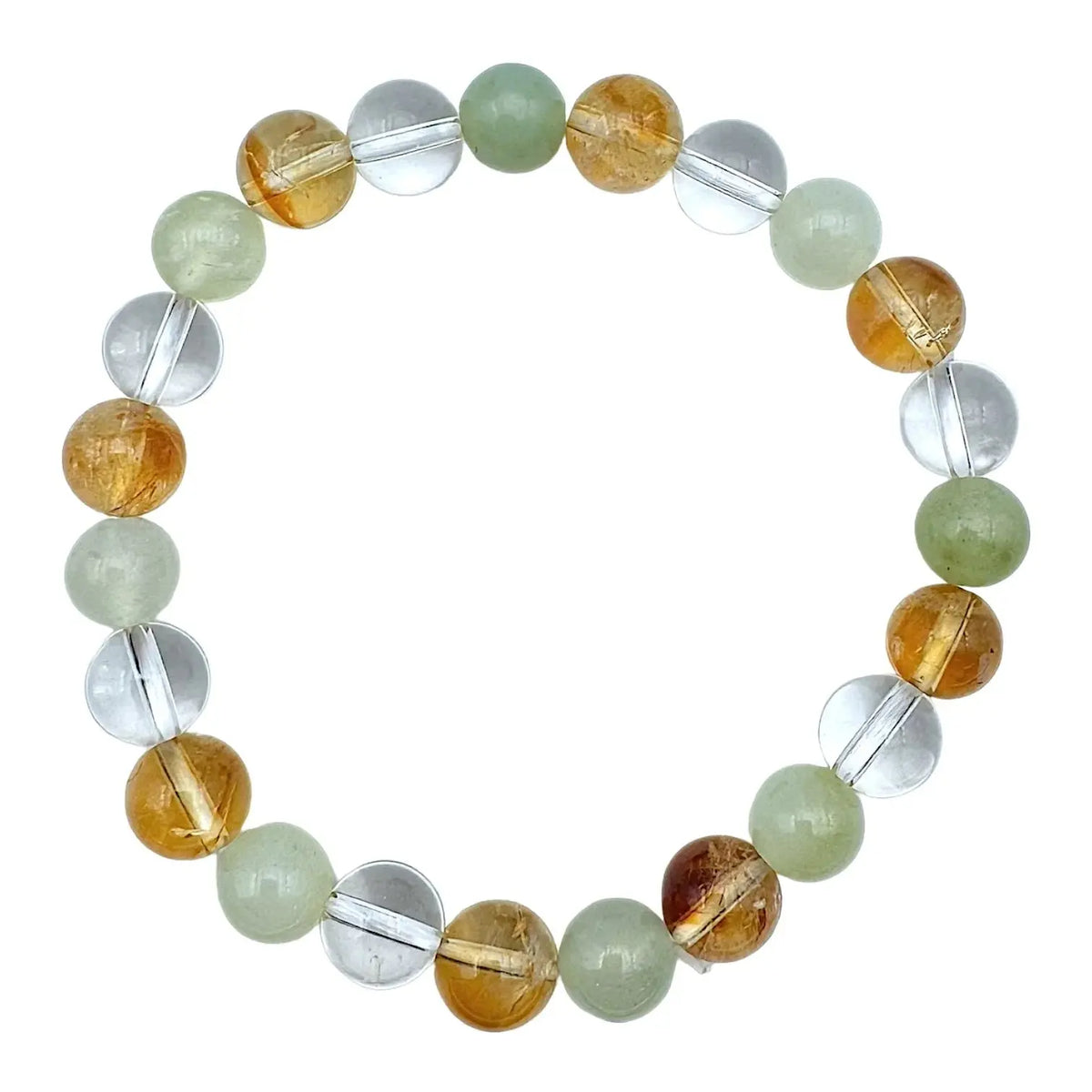 Bracelet lithothérapie chance & prospérité A 06/08mm