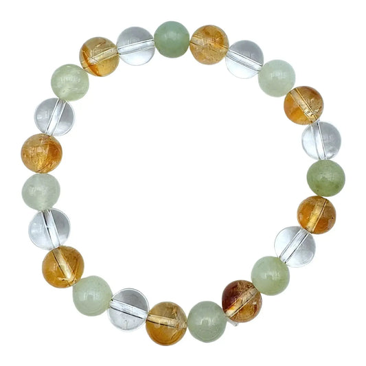 Bracelet lithothérapie chance & prospérité A 06/08mm
