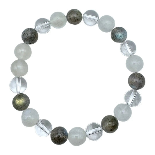 Bracelet Lithothérapie Énergie Spirituelle AA 08mm - Pierre L, Labradorite...