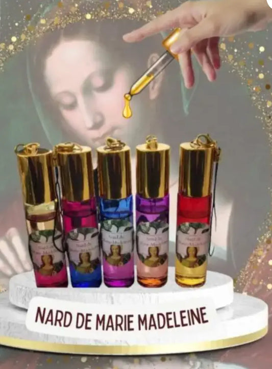 Huile sacrée de Nard Marie Madeleine :équilibre énergétique amour inconditionnel