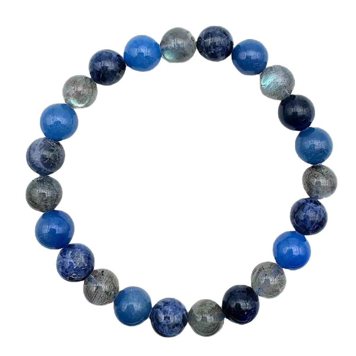 Bracelet lithothérapie pour hypersensible/communication AA - 06/08mm