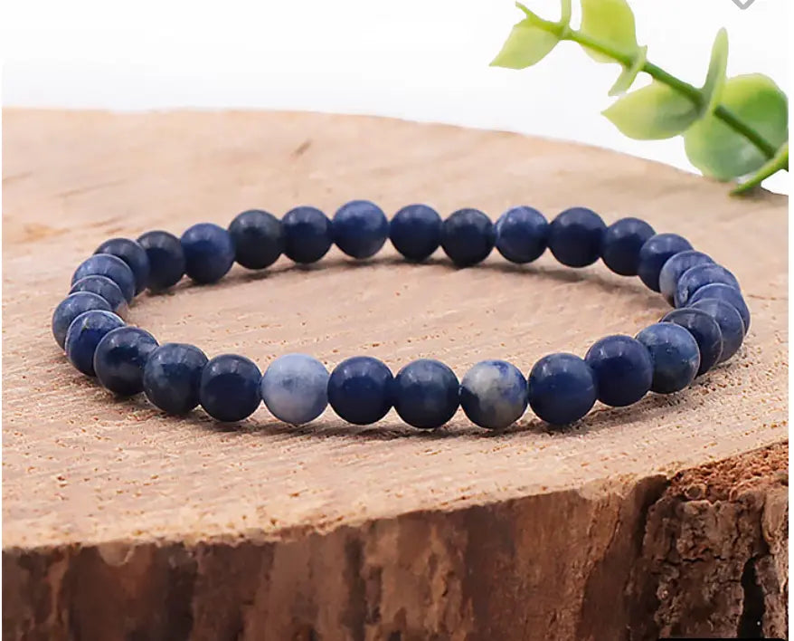 💙 Bracelet – Sodalite A de Namibie
