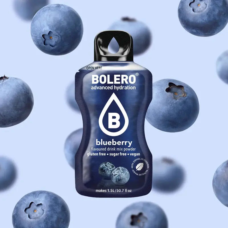 Bolero Advanced Hydration – Boisson en poudre sans sucre à diluer – 9 g pour 1,5 L d’eau La Casa Del José