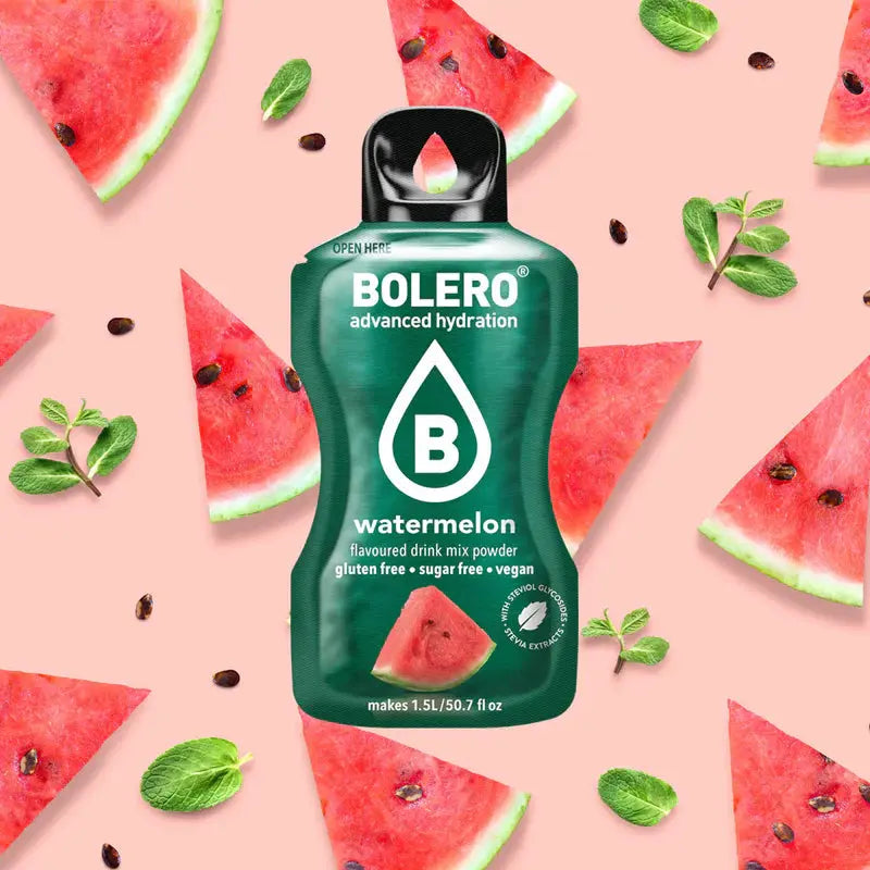 Bolero Advanced Hydration – Boisson en poudre sans sucre à diluer – 9 g pour 1,5 L d’eau La Casa Del José