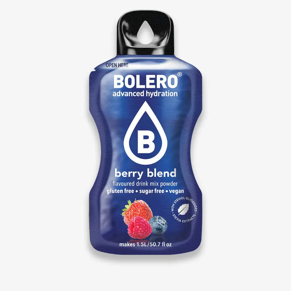 Bolero Advanced Hydration – Boisson en poudre sans sucre à diluer – 9 g pour 1,5 L d’eau La Casa Del José