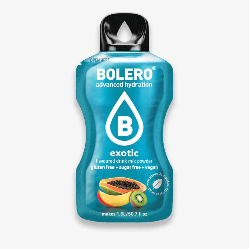 Bolero Advanced Hydration – Boisson en poudre sans sucre à diluer – 9 g pour 1,5 L d’eau La Casa Del José
