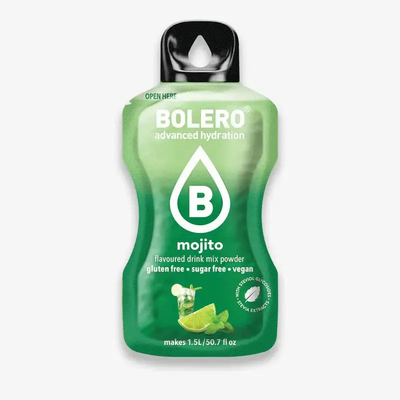 Bolero Advanced Hydration – Boisson en poudre sans sucre à diluer – 9 g pour 1,5 L d’eau La Casa Del José
