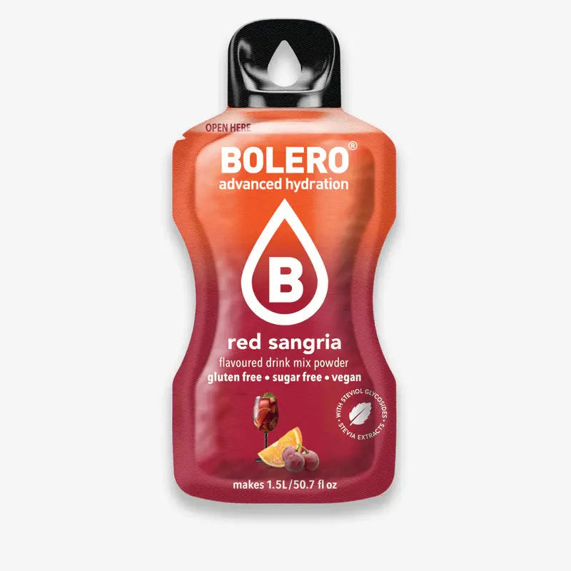 Bolero Advanced Hydration – Boisson en poudre sans sucre à diluer – 9 g pour 1,5 L d’eau La Casa Del José