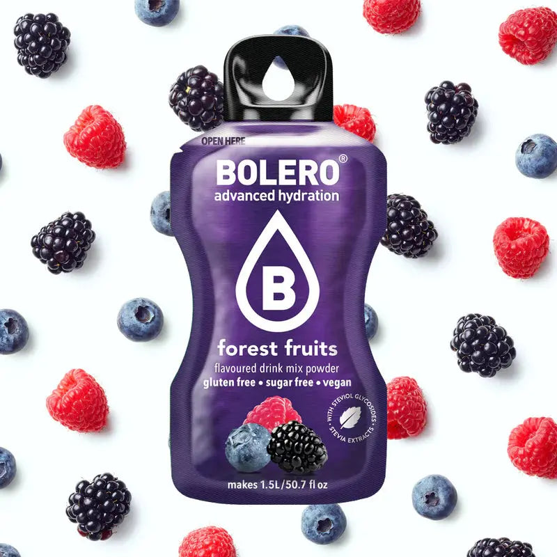 Bolero Advanced Hydration – Boisson en poudre sans sucre à diluer – 9 g pour 1,5 L d’eau La Casa Del José