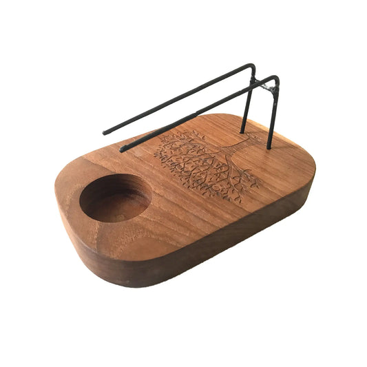 Brûleur Palo Santo - Bois de Teck - Design Arbre de Vie La Casa Del José