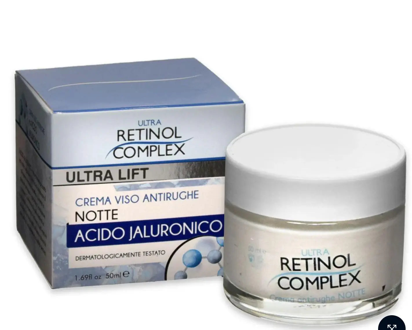 Crème de Nuit au Rétinol & Acide Hyaluronique – RÉTINOL COMPLEX (50ml) Retinol Complex