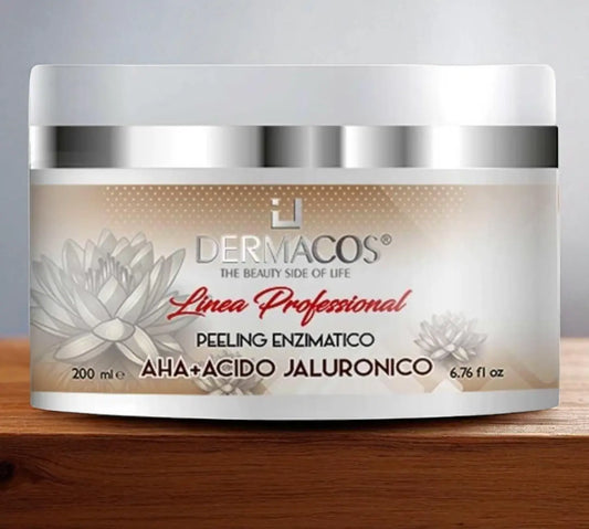 Peeling Enzymatique AHA & Acide Hyaluronique 200ml – Exfoliant Visage Professionnel, Éclat & Hydratation – Retinol Complex Retinol Complex