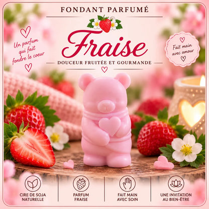 Fondants Parfumés Fraise à la Cire de Soja La Casa Del José