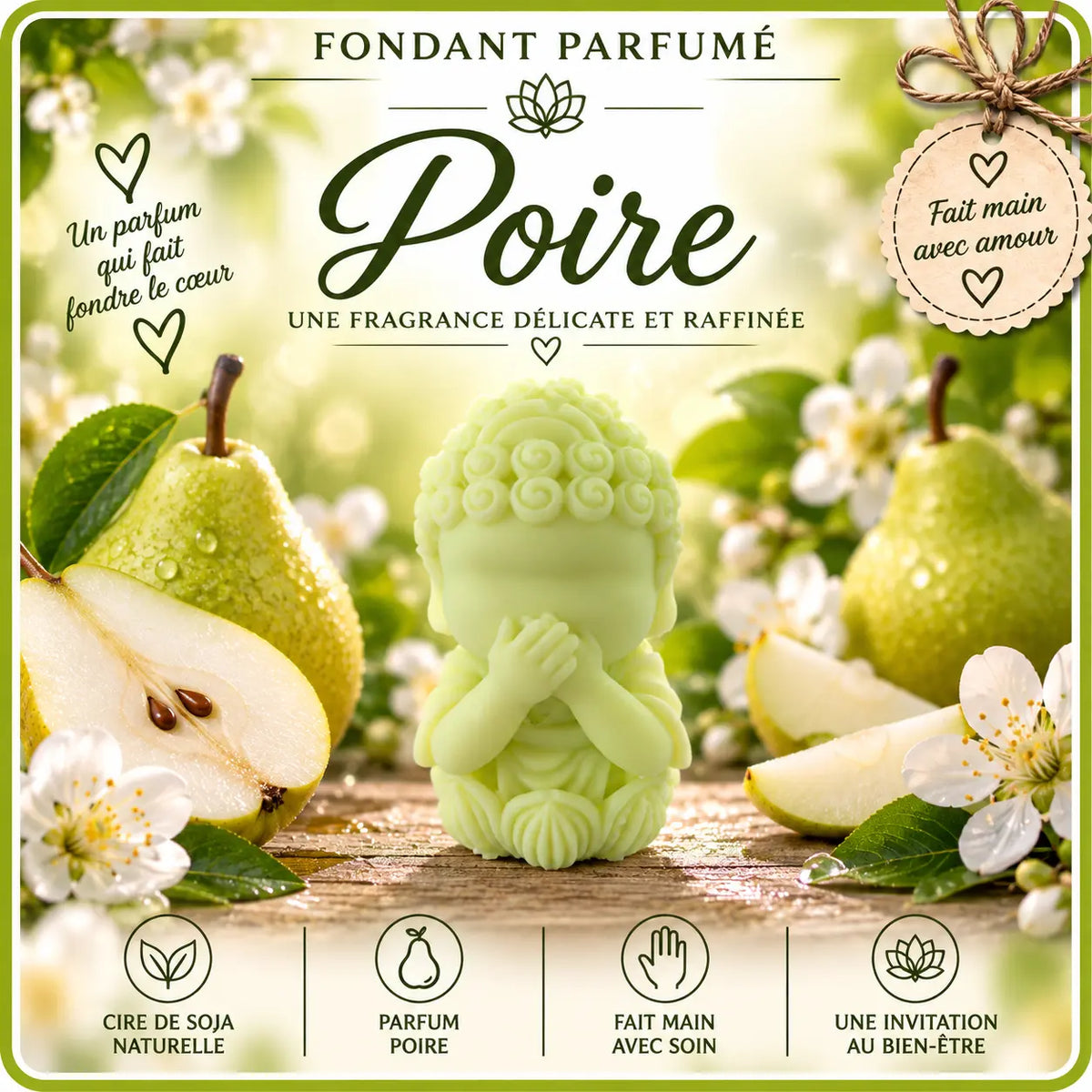 Fondants Parfumés Poire à la Cire de Soja La Casa Del José