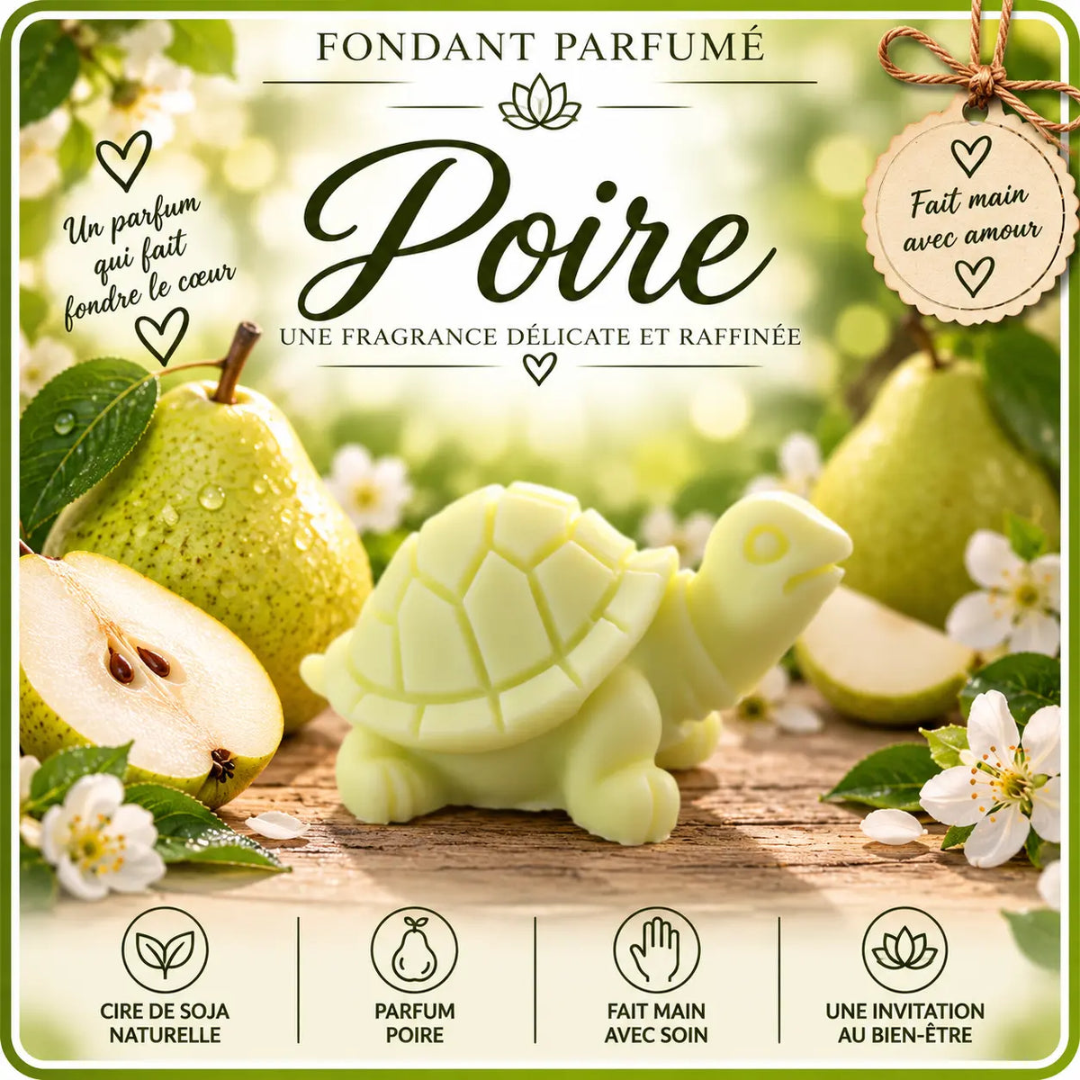 Fondants Parfumés Poire à la Cire de Soja La Casa Del José