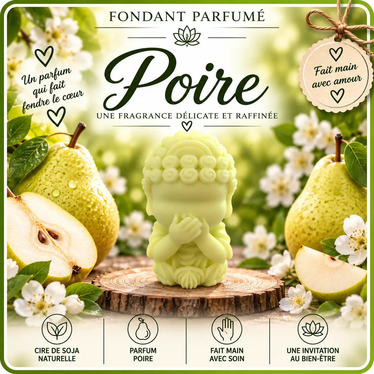 Fondants Parfumés Poire à la Cire de Soja La Casa Del José