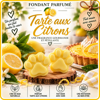 Fondants Parfumés Tarte aux Citrons à la Cire de Soja La Casa Del José