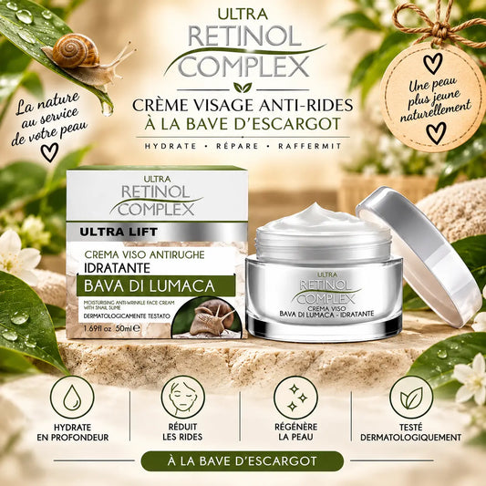 Crème hydratante Retinol Complex 101 à la bave d’escargot 50 ml