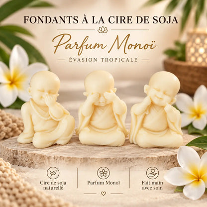 Fondants Parfumés Monoï à la Cire de Soja La Casa Del JoséFondants parfumés Monoï en cire de soja artisanaux