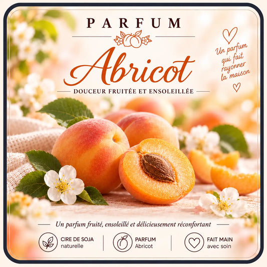 Fondants parfumés Abricot en cire de soja artisanaux