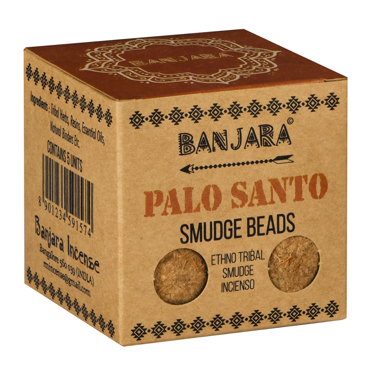 Perles de Fumigation Banjara (cinq) - Palo Santo La Casa Del José