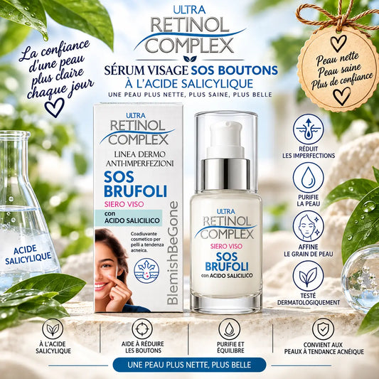 Sérum visage SOS Boutons Retinol Complex 30 ml à l’acide salicylique