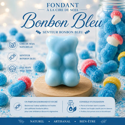 Fondants Parfumés Bonbon Bleu Cire de Soja La Casa Del José