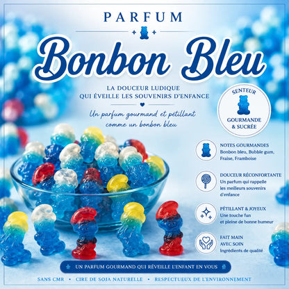 Fondants parfumés Bonbon Bleu à la cire de soja