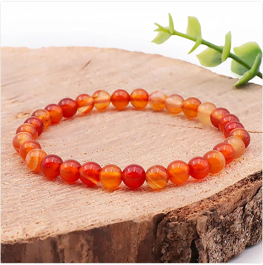 🧡 Bracelet "Élan Vital" – Cornaline A du Brésil La Casa Del José