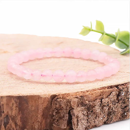 🌸 Bracelet  – Quartz Rose A du Brésil La Casa Del José