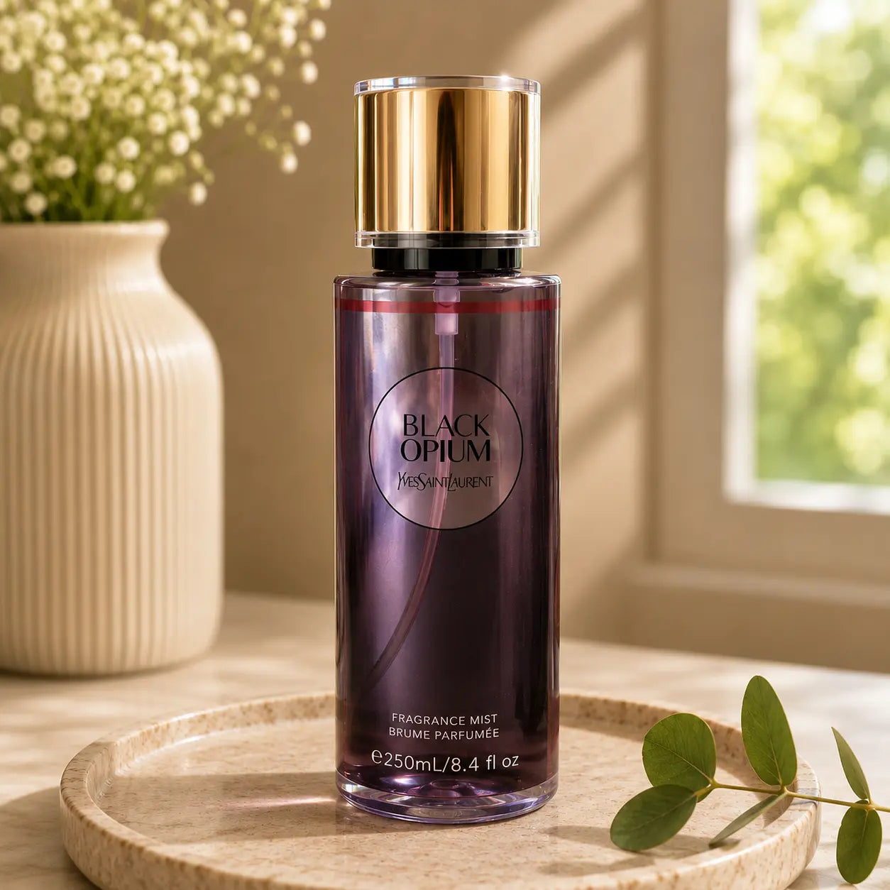 Brume cheveux et corps 250 ml café fleurs blanches et vanille