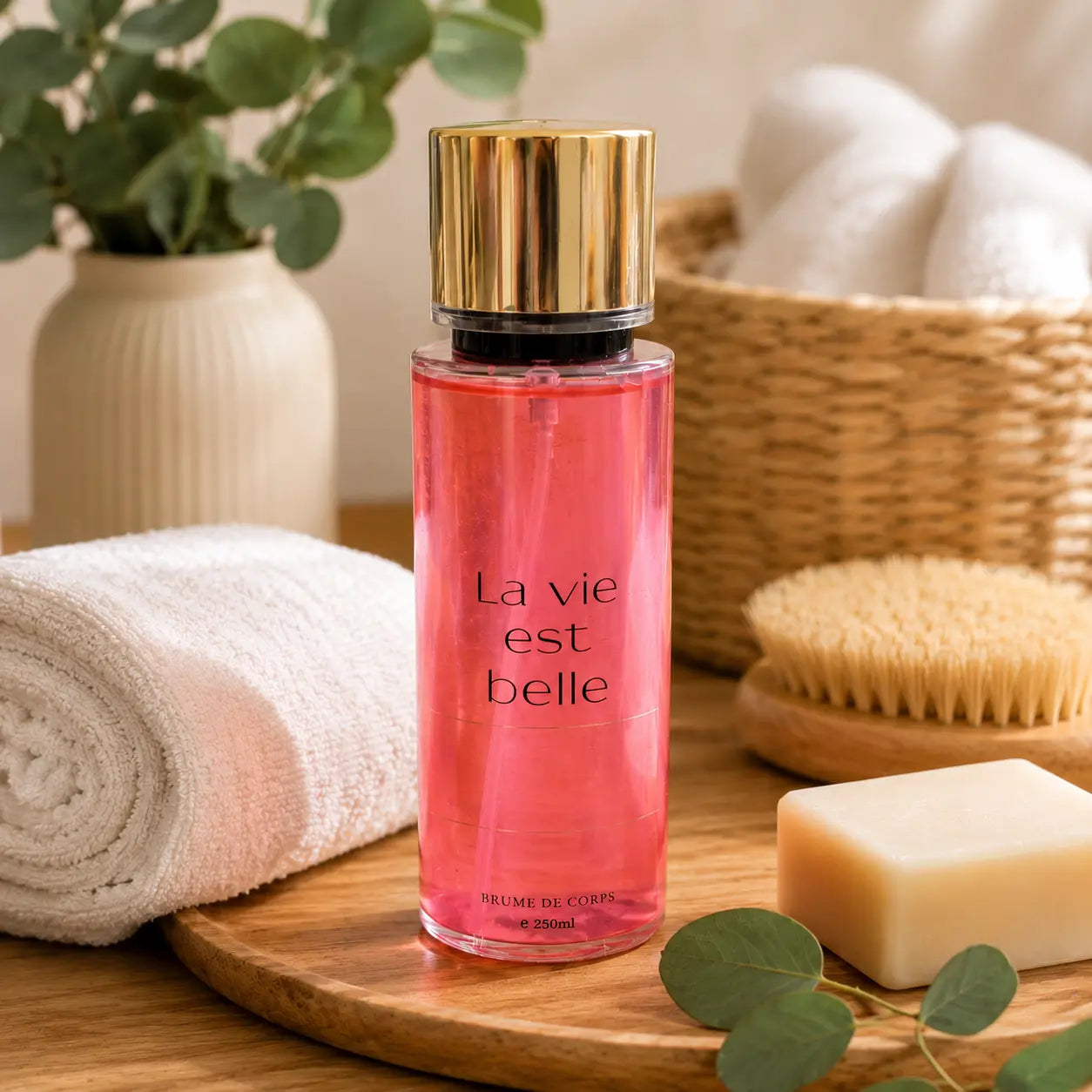 Brume parfumée corps et cheveux aux notes de poire et vanille