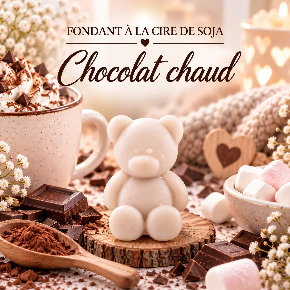 Fondants Parfumés Chocolat Chaud à la Cire de Soja La Casa Del José