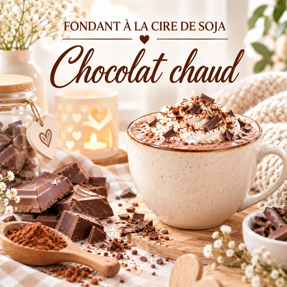 Fondants Parfumés Chocolat Chaud à la Cire de Soja La Casa Del José