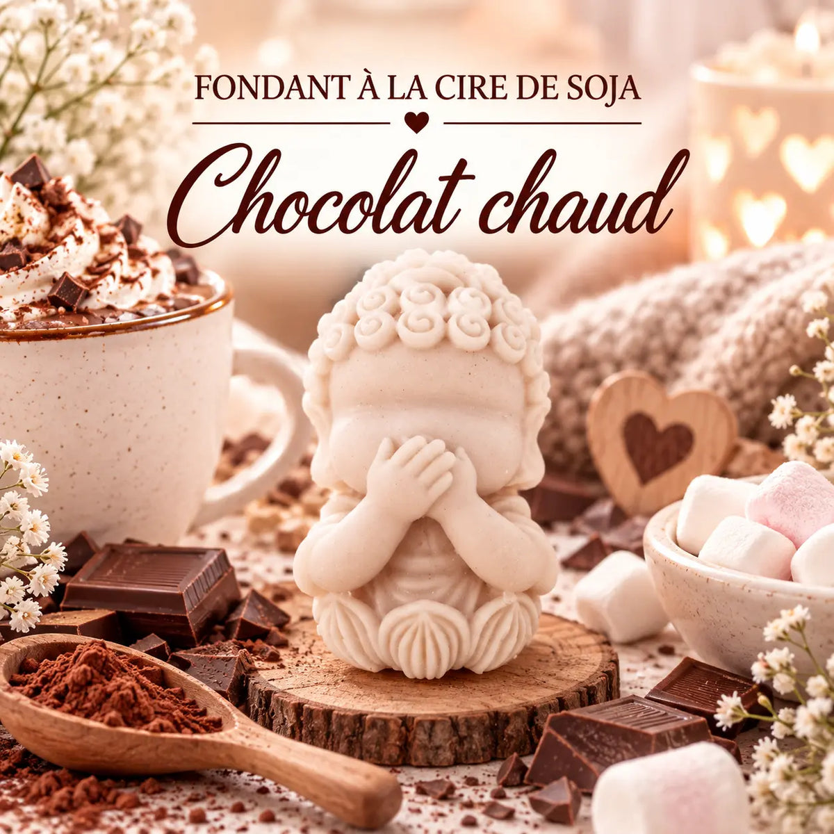 Fondants Parfumés Chocolat Chaud à la Cire de Soja La Casa Del José