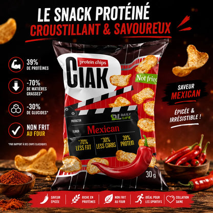 Chips Ciak Mexican – Chips mexicaines croustillantes, goût intense et épicé La Casa Del José