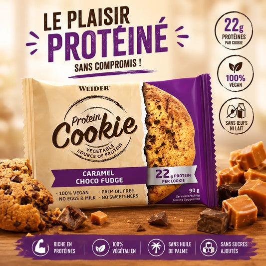 Weider Protein Cookie Caramel Choco Fudge – 22 g de protéines, 90 g La Casa Del José