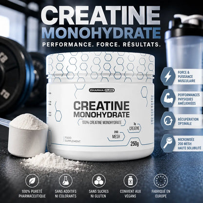 Créatine monohydrate 250 g – performance musculaire et soutien cognitif, plus de 2 mois d’utilisation La Casa Del José