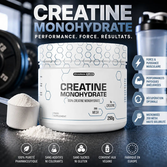 Créatine monohydrate 250 g – performance musculaire et soutien cognitif, plus de 2 mois d’utilisation La Casa Del José